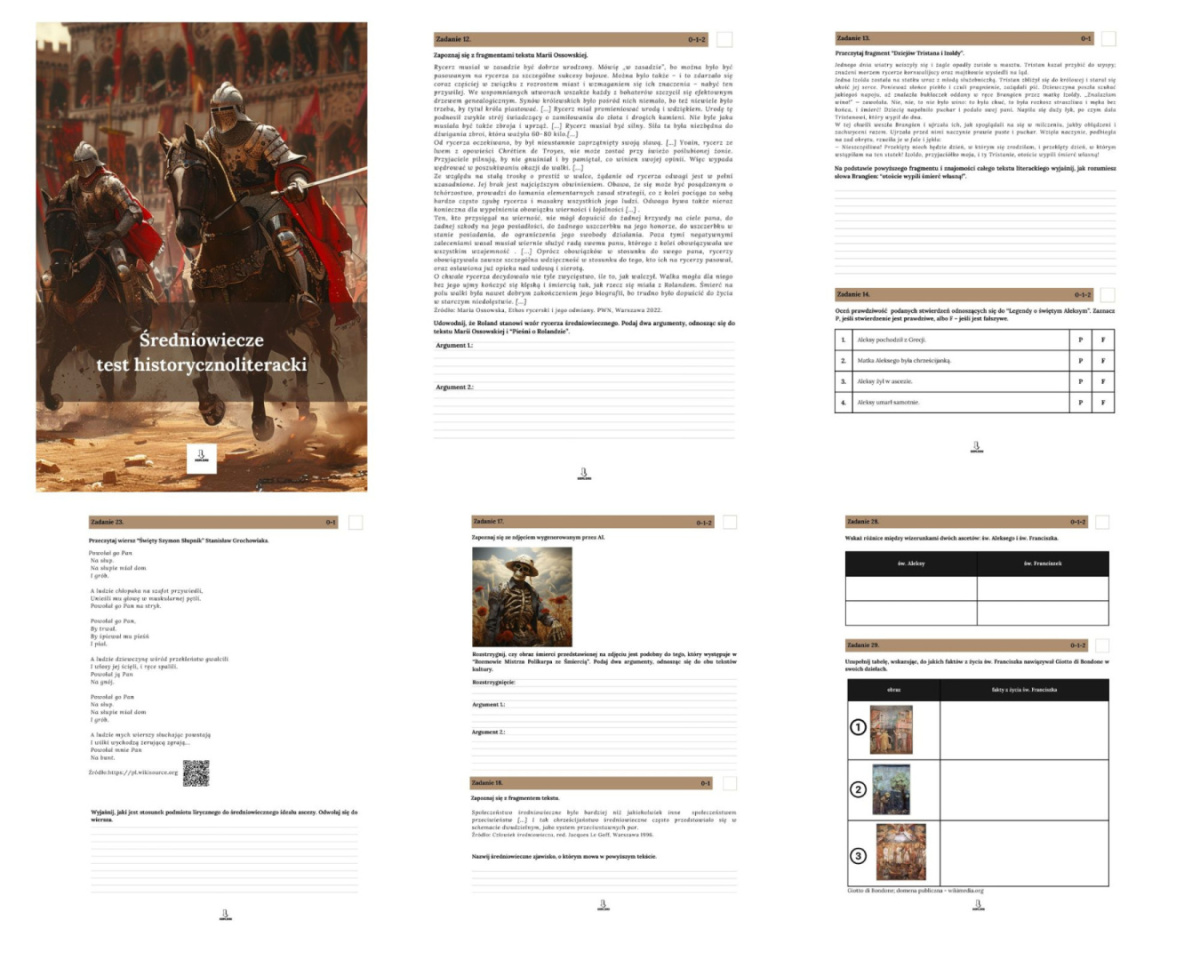 Test historycznoliteracki - średniowiecze > Baz
